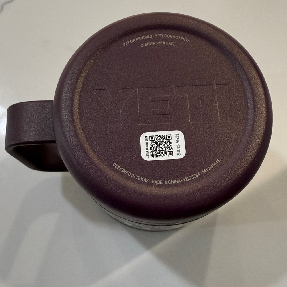 YETI Rambler 14 oz Mug in Dark Purple - Picture 4 of 7